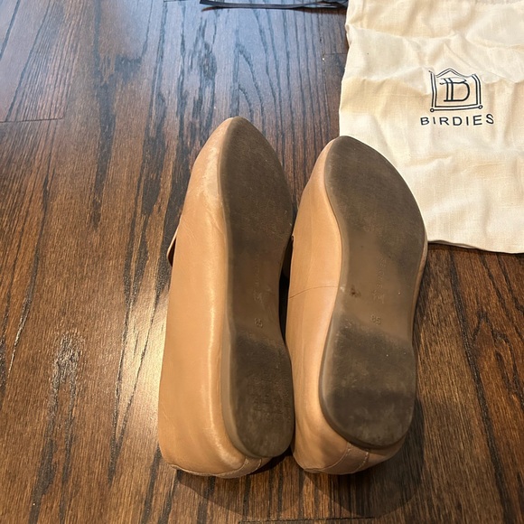 Birdies Tan Leather Slip-Ons - Picture 6 of 7